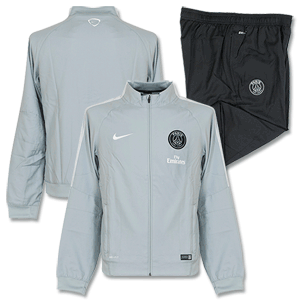 Nike PSG Presentation Suit - Grey/Black 2014 2015