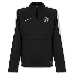 PSG Squad Mid-Layer L/S Top - Black/Silver 2014