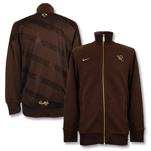 R10 Ronaldinho Full Zip Top - Brown