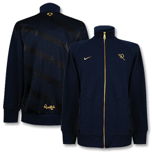 R10 Ronaldinho Full Zip Top - Navy