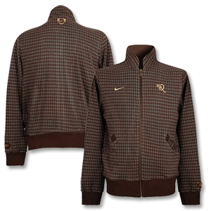 Nike R10 Ronaldinho Full Zip Track Top - brown/grey