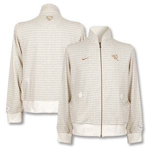 Nike R10 Ronaldinho Full Zip Track Top - Cream