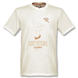 Nike R10 Ronaldinho Top creme