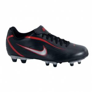 Nike Rio FG - Black/ Metallic Silver/ Sports Red