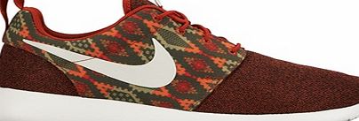 Nike Roshe One Print Trainers Red 655206-612