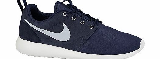 Nike Rosherun Suede Trainers Navy 685280-417