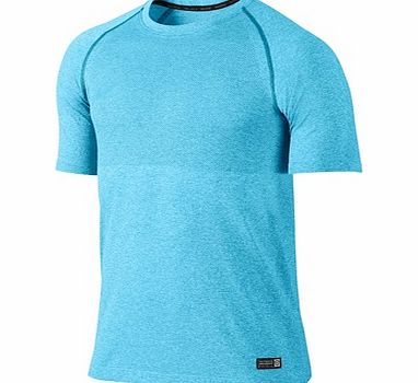 Nike Select Seamless Training T-Shirt Sky Blue