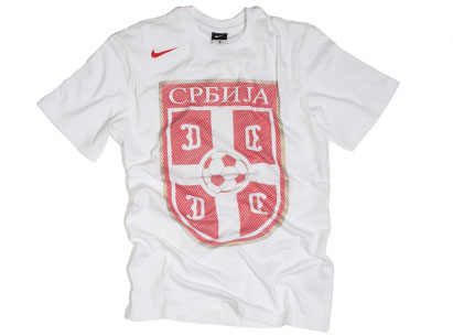 Nike Serbia Football Federation World Cup T-Shirt White