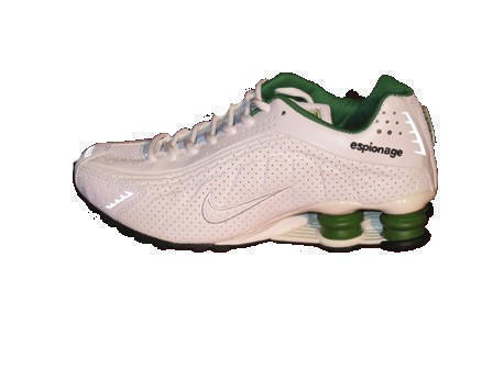 Nike Shox R4 Espionage White Green