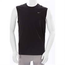Nike Sleeveless Crew Neck T Shirt Black