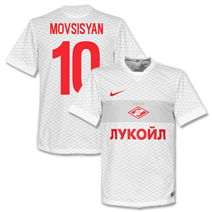 Spartak Moscow Away Movsisyan Shirt 2014 2015