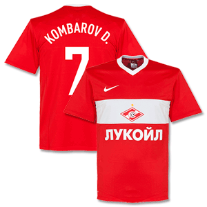 Spartak Moscow Home Kombarov Shirt 2013 2014