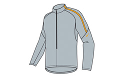Nike sphere thermal fabric for additional warmthThree quarter front zipper has internal storm flapTh