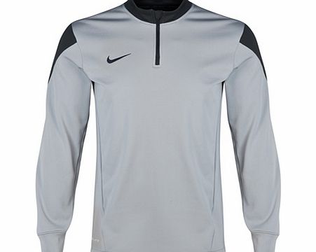 Nike Squad Ls Midlayer Top Silver 544809-051