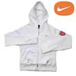 Nike Studio Hooded Cover up - WHITE/SILVER