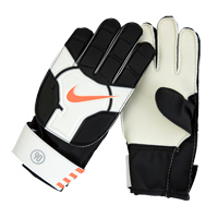 Nike T90 Match Goalkeeper Gloves - White/Black -