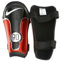 Nike T90 Protegga Shin Pad - Black/White/Red.