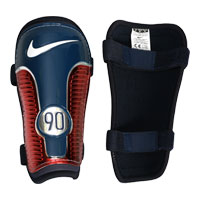 T90 Protegga Shin Pad - Navy/Red/White.