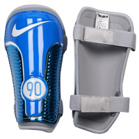 Nike T90 Protegga Shin Pads - Blue/Chrome/White.