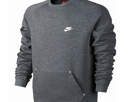 Nike Tech Fleece-1Mm Crew Sweater Dk Grey