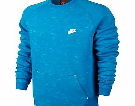 Nike Tech Fleece-1Mm Crew Sweater Lt Blue