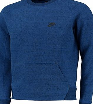 Nike Tech Fleece-1mm Crew Sweater Royal Blue