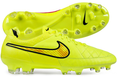 Nike Tiempo Legacy FG Football Boots Volt/Metallic