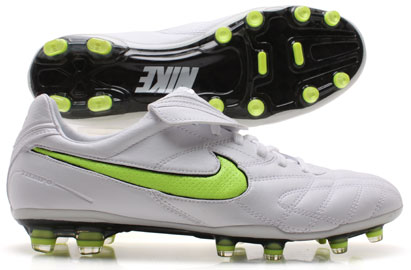 Nike Tiempo Legend Elite FG Football Boots White/Volt