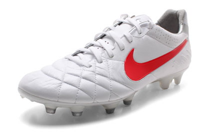 Nike Tiempo Legend IV FG Football Boots White/Siren