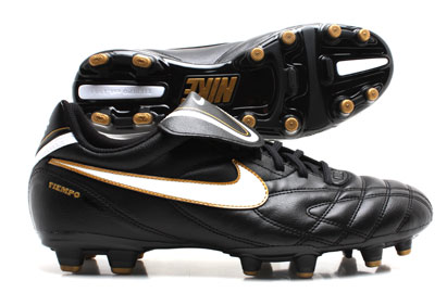 Nike Tiempo Natural III FG Football Boots Blk/White