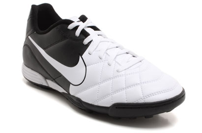 Nike Tiempo Rio TF Euro 2012 Football Boots White/Black