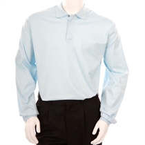 Tiger Woods Long Sleeve Polo Sky