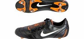 Nike Total 90 Shoot II Extra Soft Ground Football Boots - Black/White/Orange Blaze - UK Size 10 (Europe Size 45)