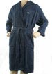Towelling hooded robe