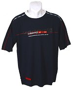 Nike Umbro Graphic Poly Football Training T/Shirt Navy Size Large