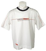 Nike Umbro Graphic Poly Football Training T/Shirt White Size Small