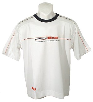 Nike Umbro Graphic Poly Football Training T/Shirt White