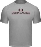 UNDER ARMOUR HeatGear Graphic Tee Shirt Grey