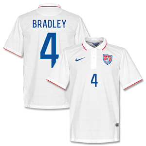 USA Home Bradley Shirt 2014 2015 (Fan Style