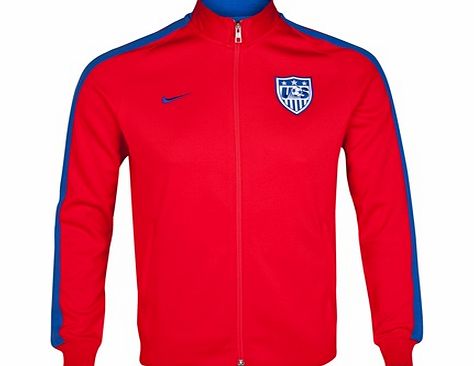 Nike USA N98 Authentic Track Jacket Red 589862-650