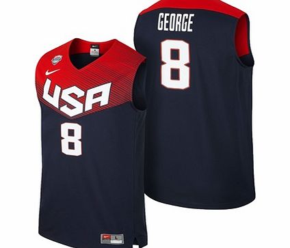 Nike USA Replica Jersey - Obsidian - Paul George