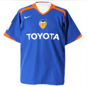 Nike Valencia Away Shirt 2005/06.
