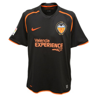 Nike Valencia Away Shirt 2008/09.