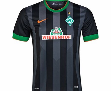 Nike Werder Bremen Away Shirt 2014/15 Black 619132-011
