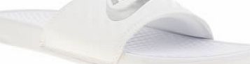 Nike White Benassi Pool Slide Sandals