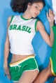 NIKE womens brasil transit hot pants