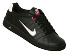 Womens Court Tradition Black/Pink Leather