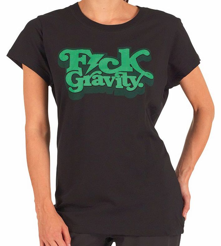 Nike Womens F Gravity T-Shirt Black/Green