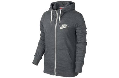 Nike Womens Gym Vintage Fz Run Hoody