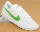 Womens Tennis Classic White/Green Leather